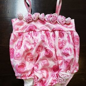 Kate Mack baby girls Roses one-piece swimsuit